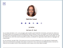 Tablet Screenshot of gabrielacaesar.com